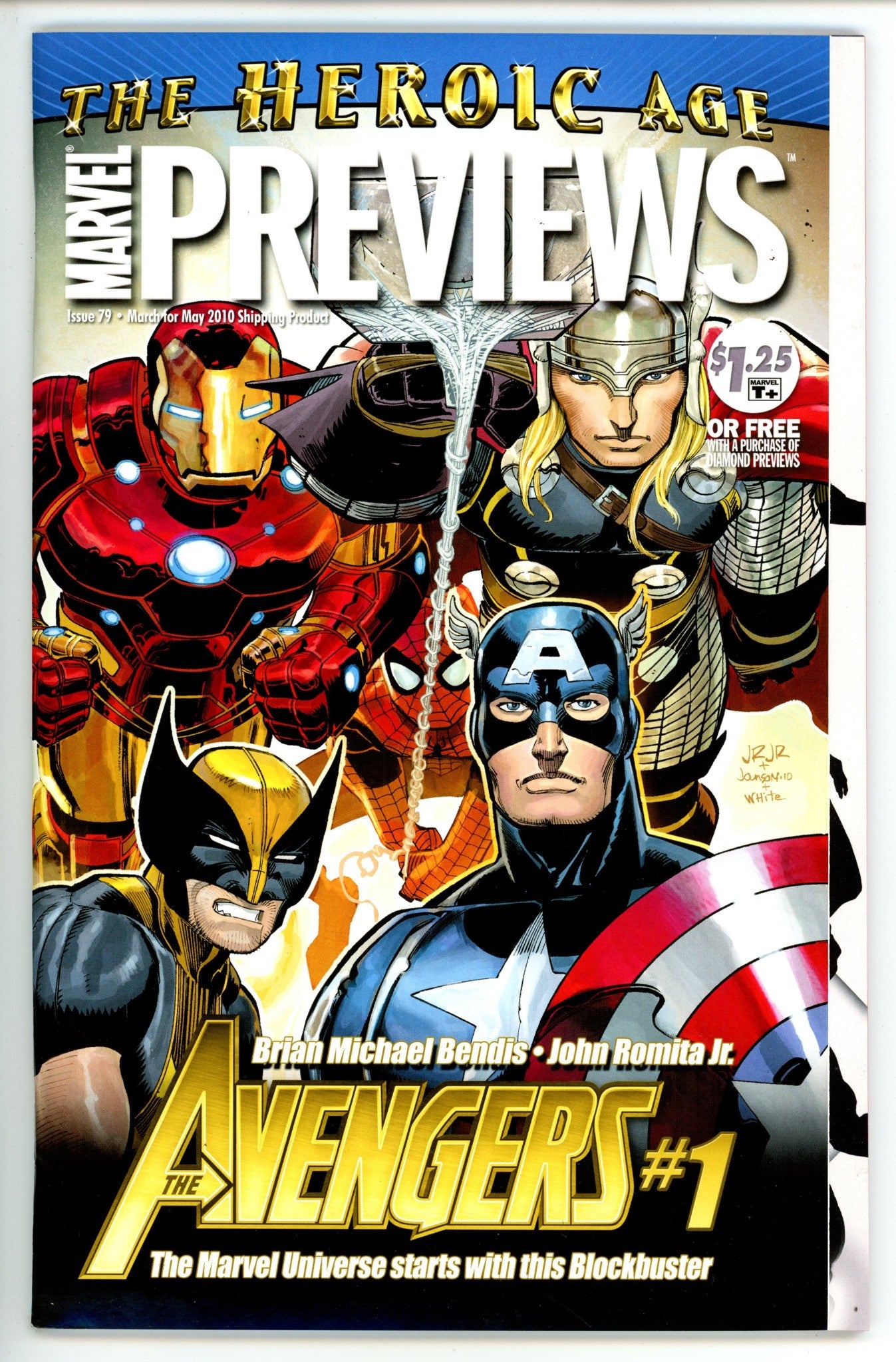 Marvel Previews Vol 1 79 High Grade (2010)