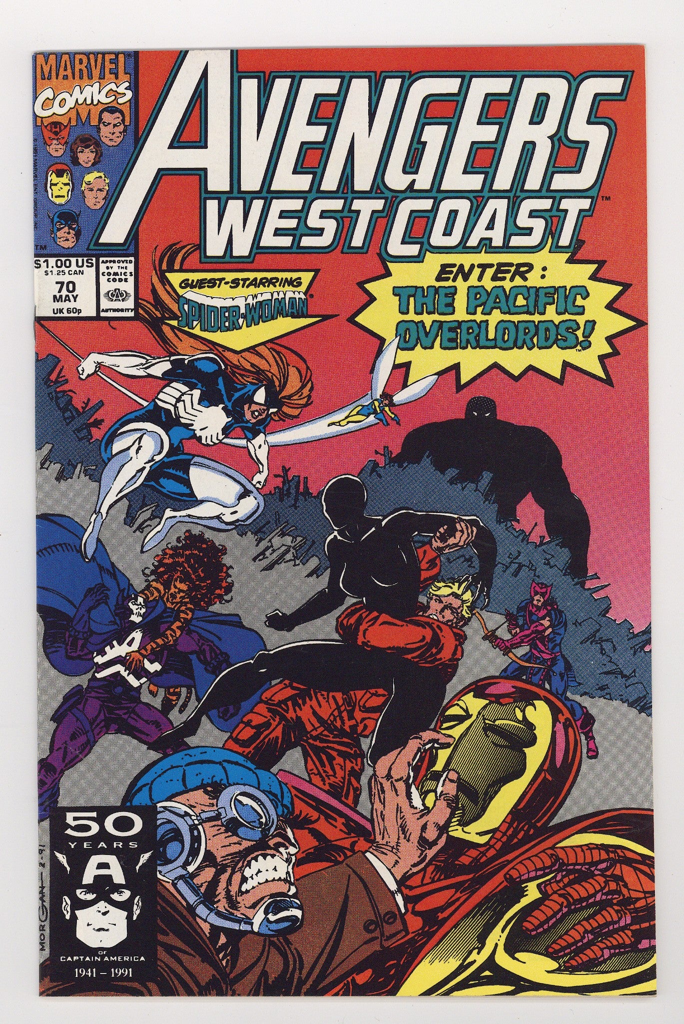 Avengers West Coast Vol 2 70 Mid Grade (1991) 