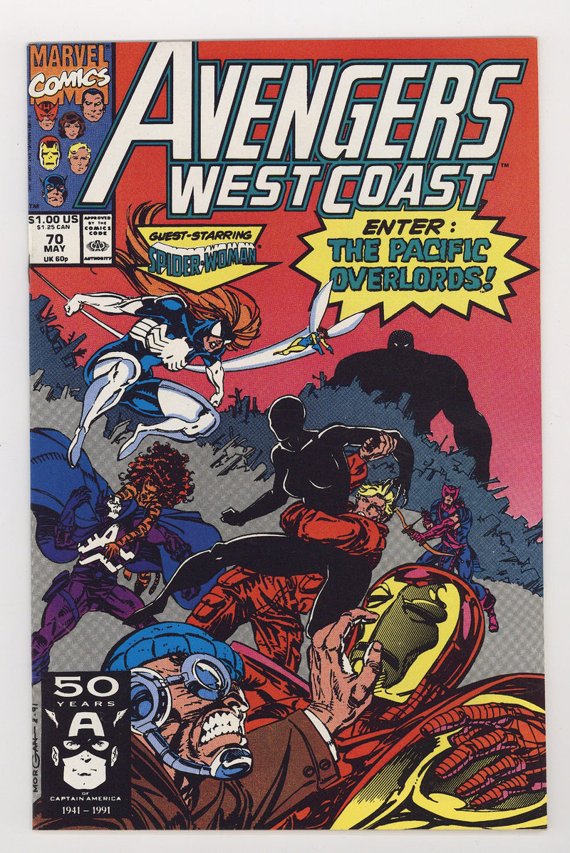 Avengers West Coast Vol 2 70 Mid Grade (1991) 