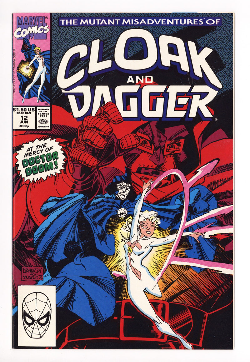 The Mutant Misadventures of Cloak and Dagger 12 Mid Grade (1990) 