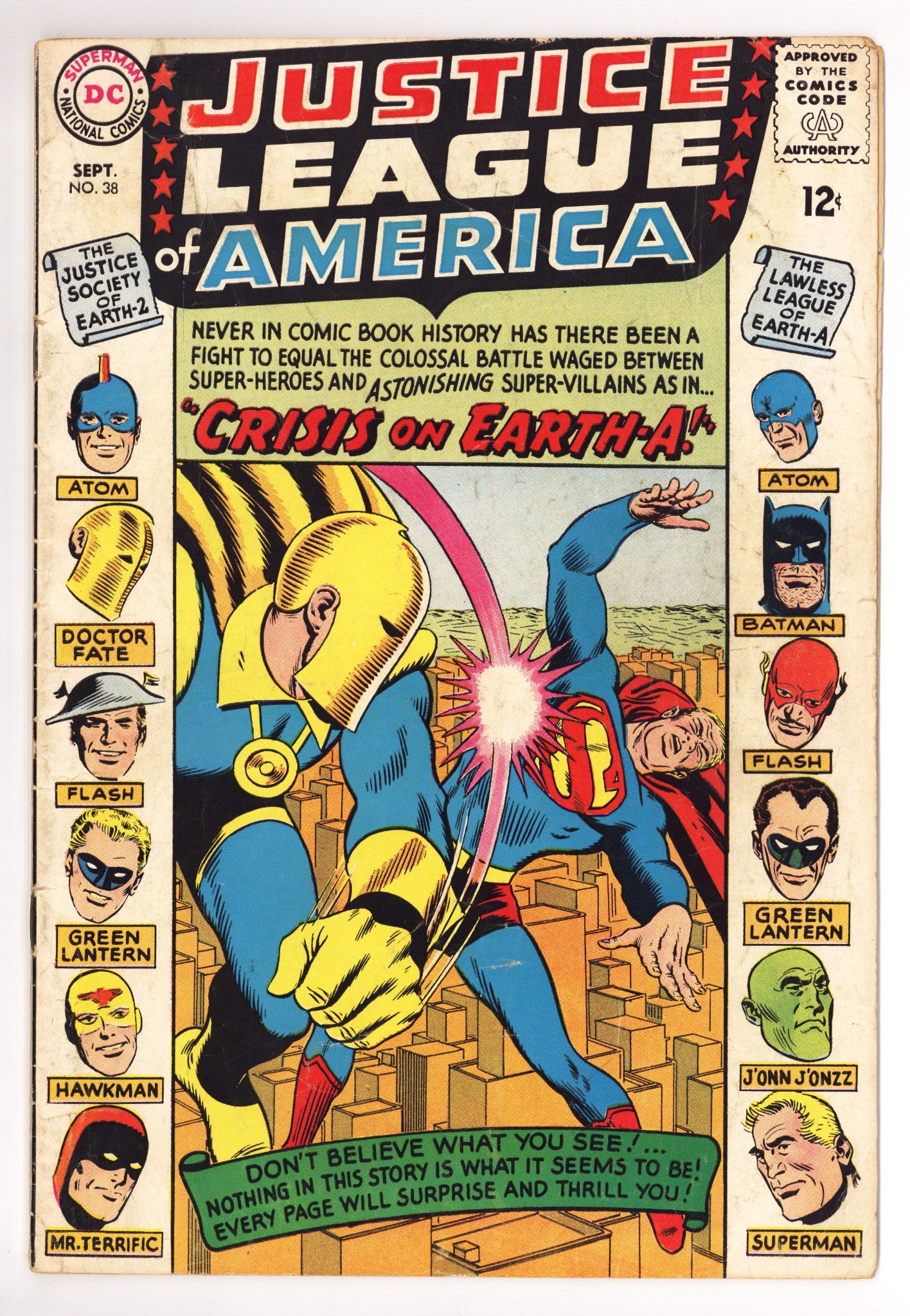 Justice League of America Vol 1 38 VG- (3.5) (1965) 