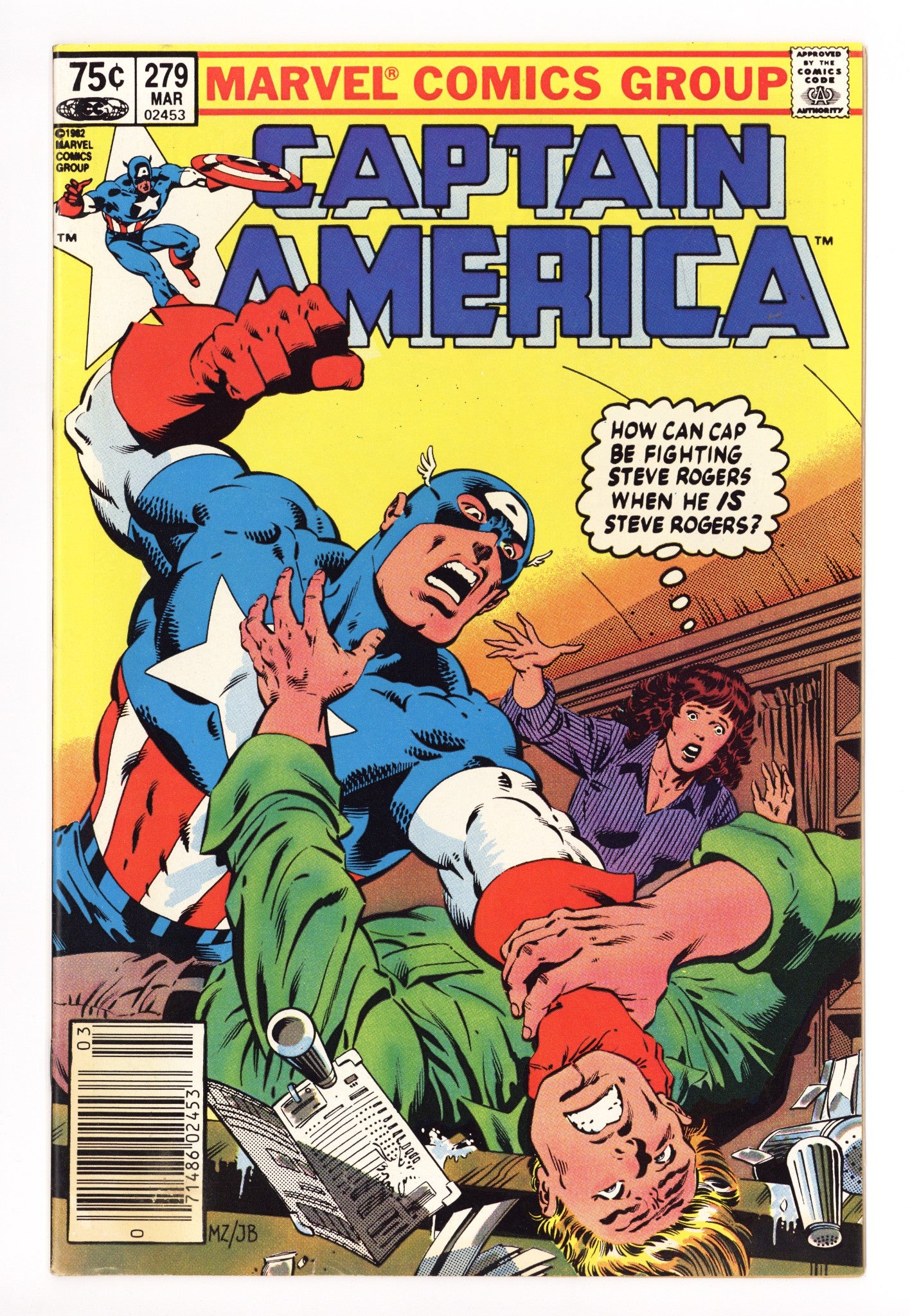 Captain America Vol 1 279 Mid Grade (1983) Canadian Price Variant 