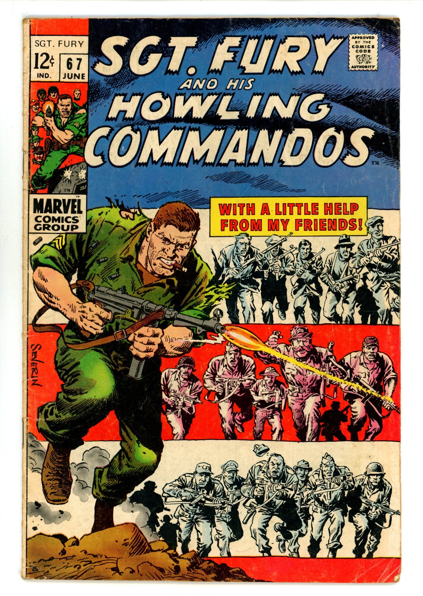 Sgt. Fury 67 VG (4.0) (1969) 
