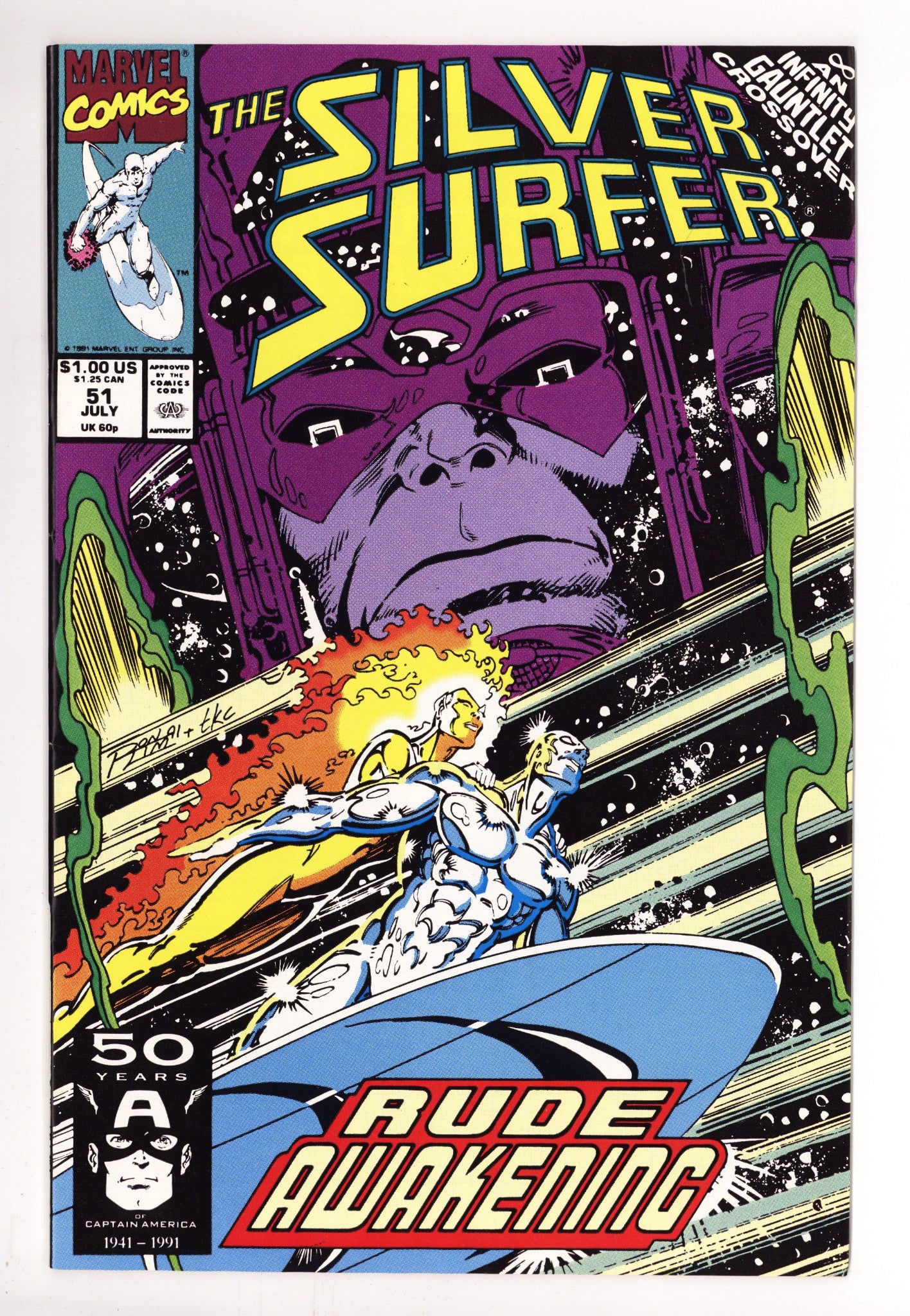 Silver Surfer Vol 3 51 Mid Grade (1991) 
