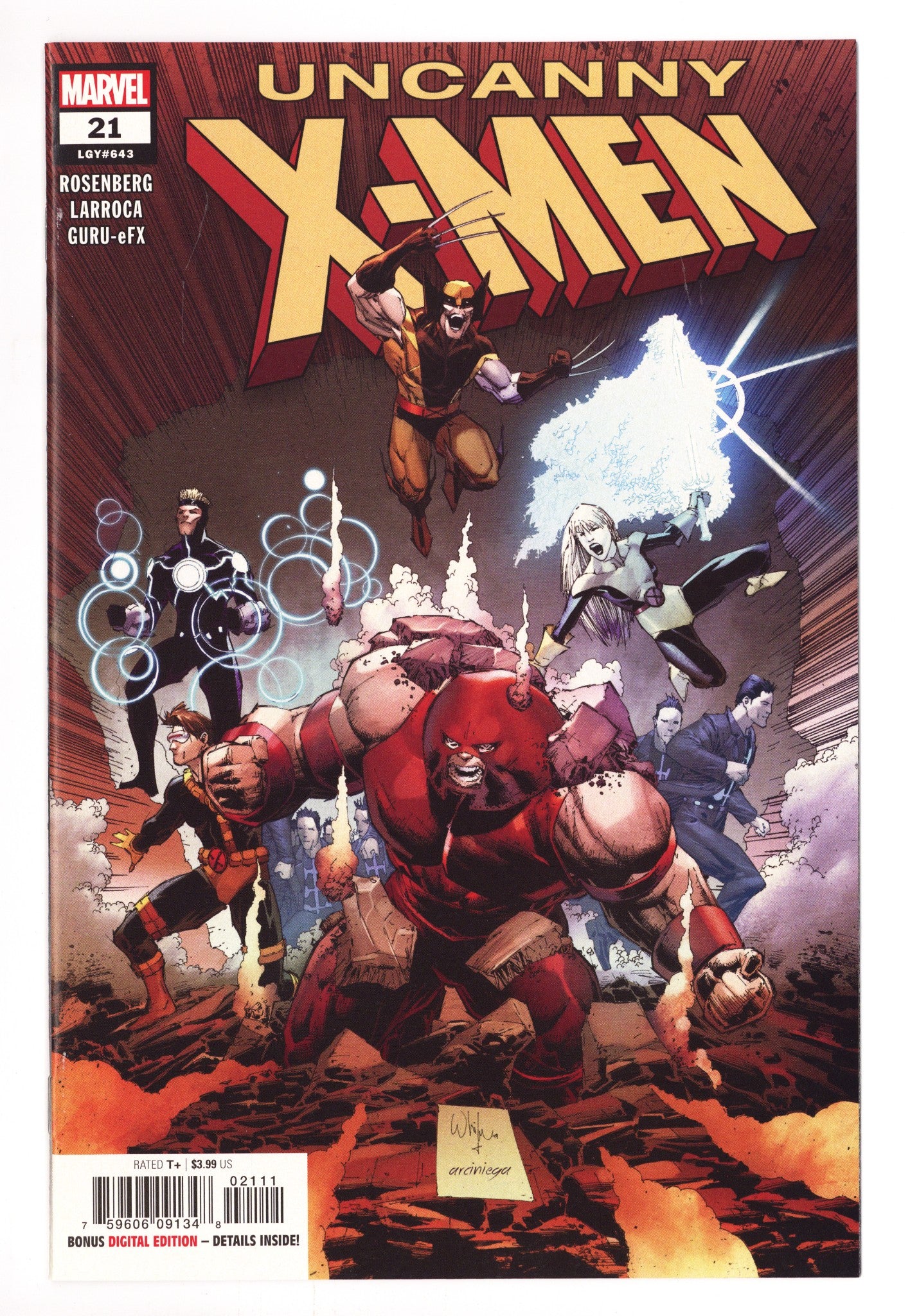 Uncanny X-Men Vol 5 21 (643) High Grade (2019) 