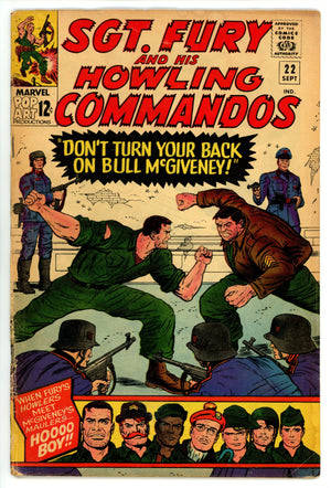 Sgt. Fury   22  VG- (3.5)   (1965)        