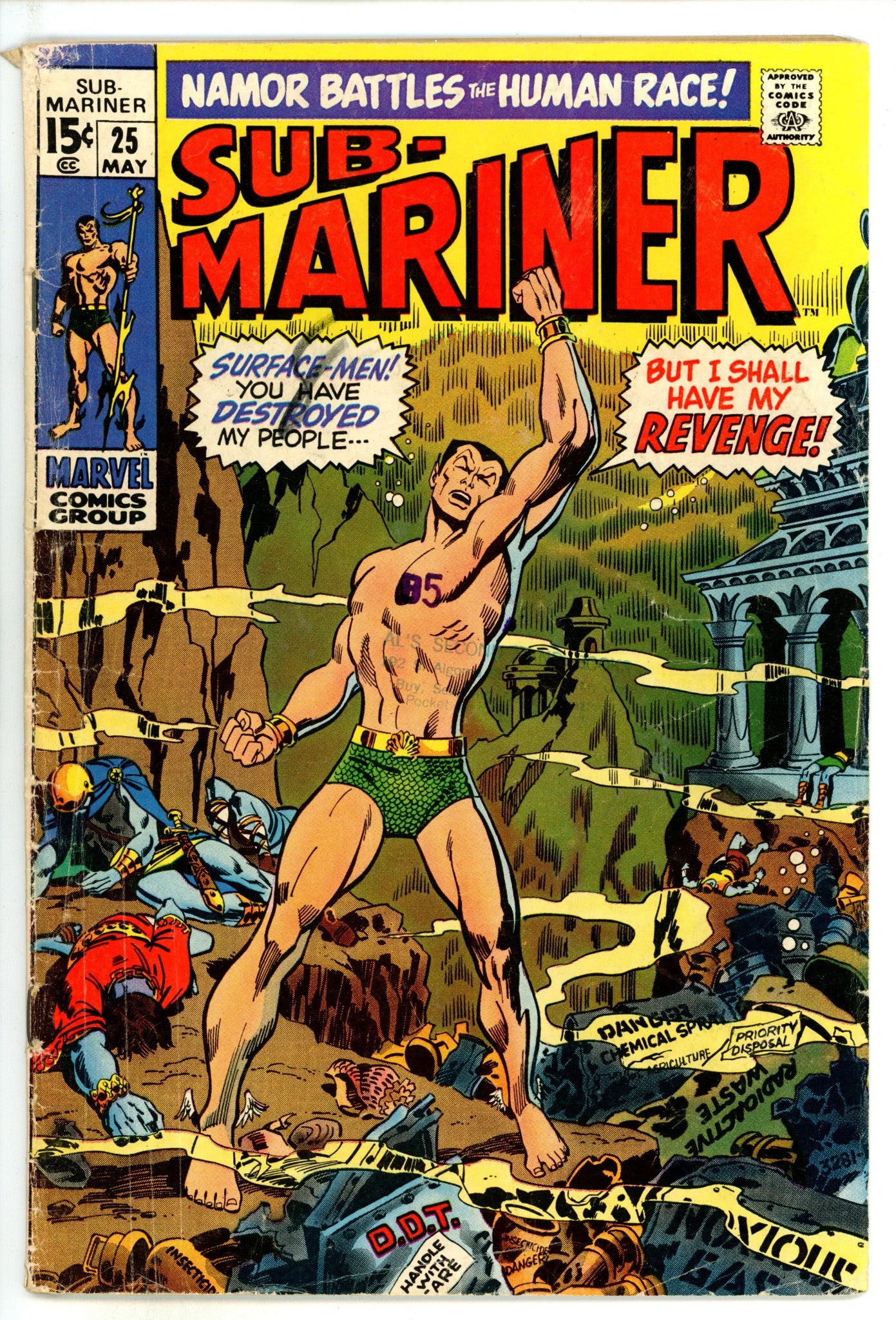 Sub-Mariner Vol 1 25 GD/VG (3.0) (1970) 