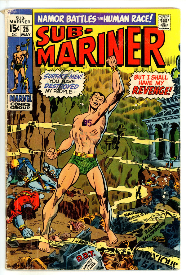 Sub-Mariner Vol 1 25 GD/VG (3.0) (1970)
