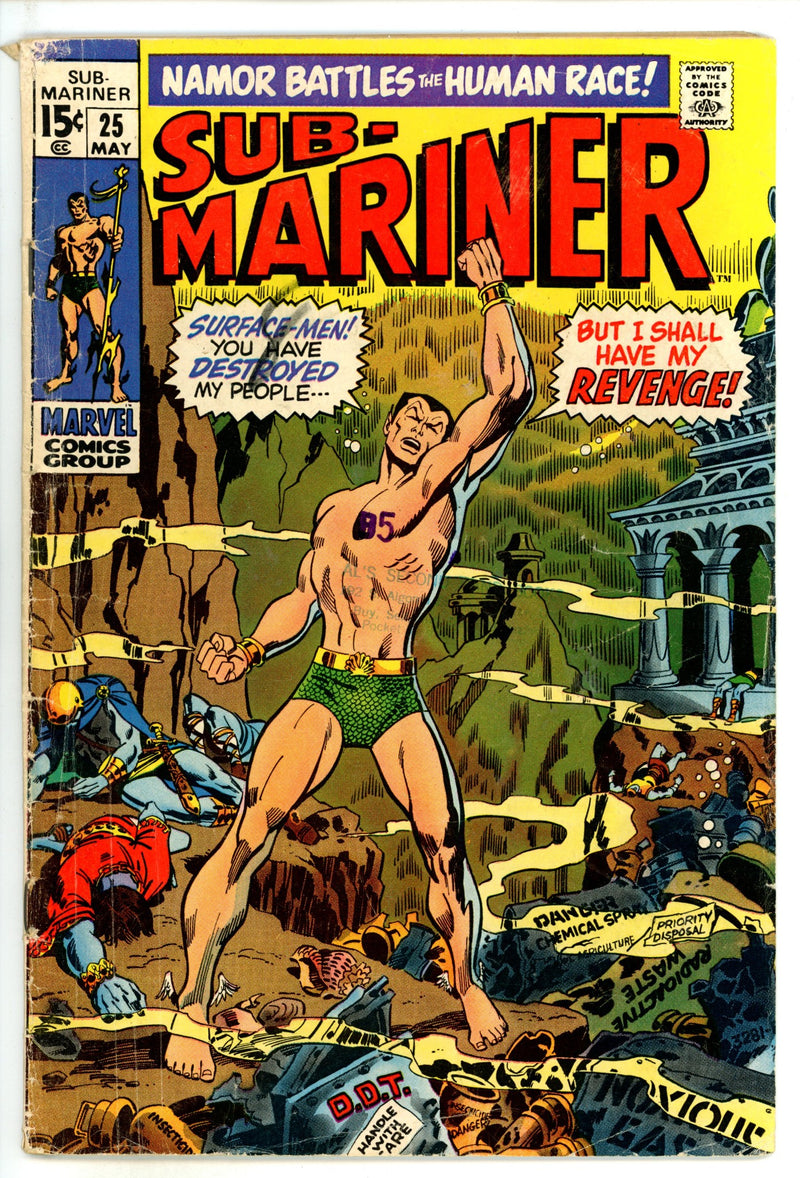 Sub-Mariner Vol 1 25 GD/VG (3.0) (1970) 