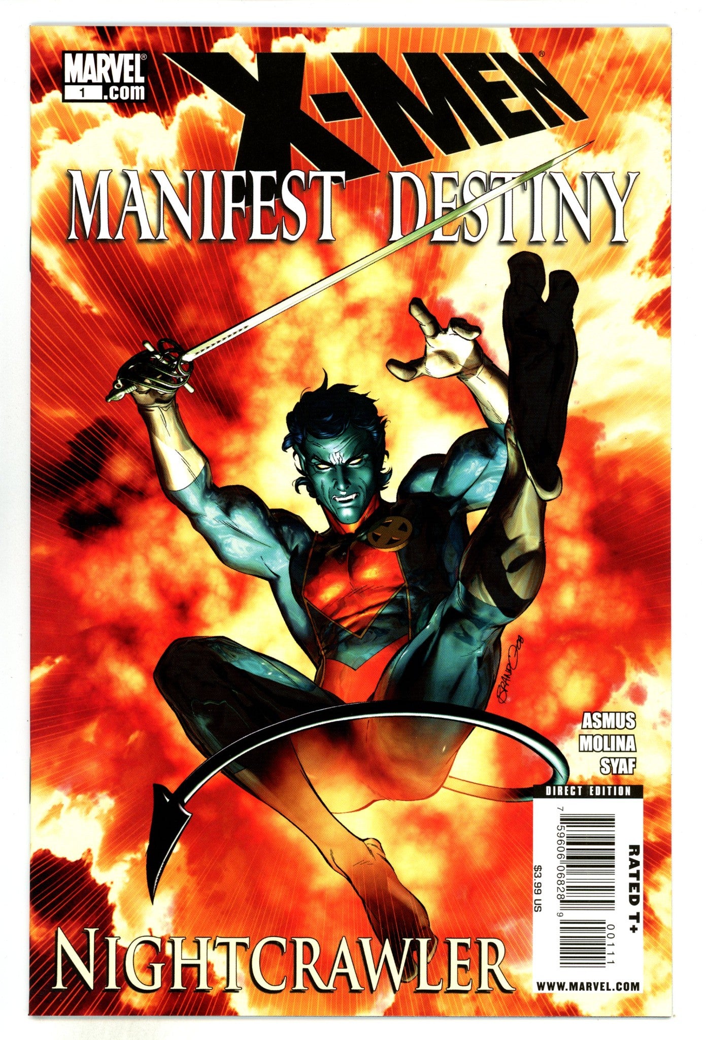 X-Men: Manifest Destiny Nightcrawler  1  High Grade  (2009)  