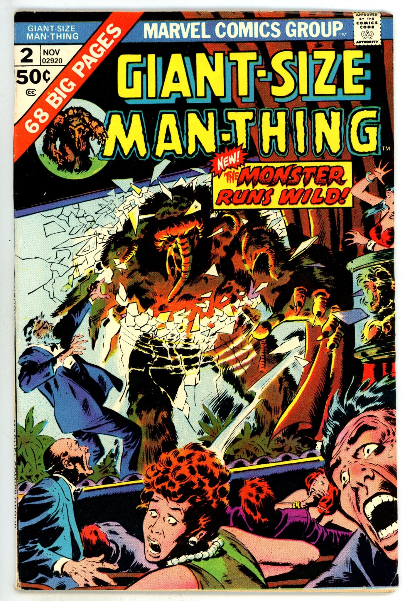 Giant-Size Man-Thing 2 FN (6.0) (1974) 