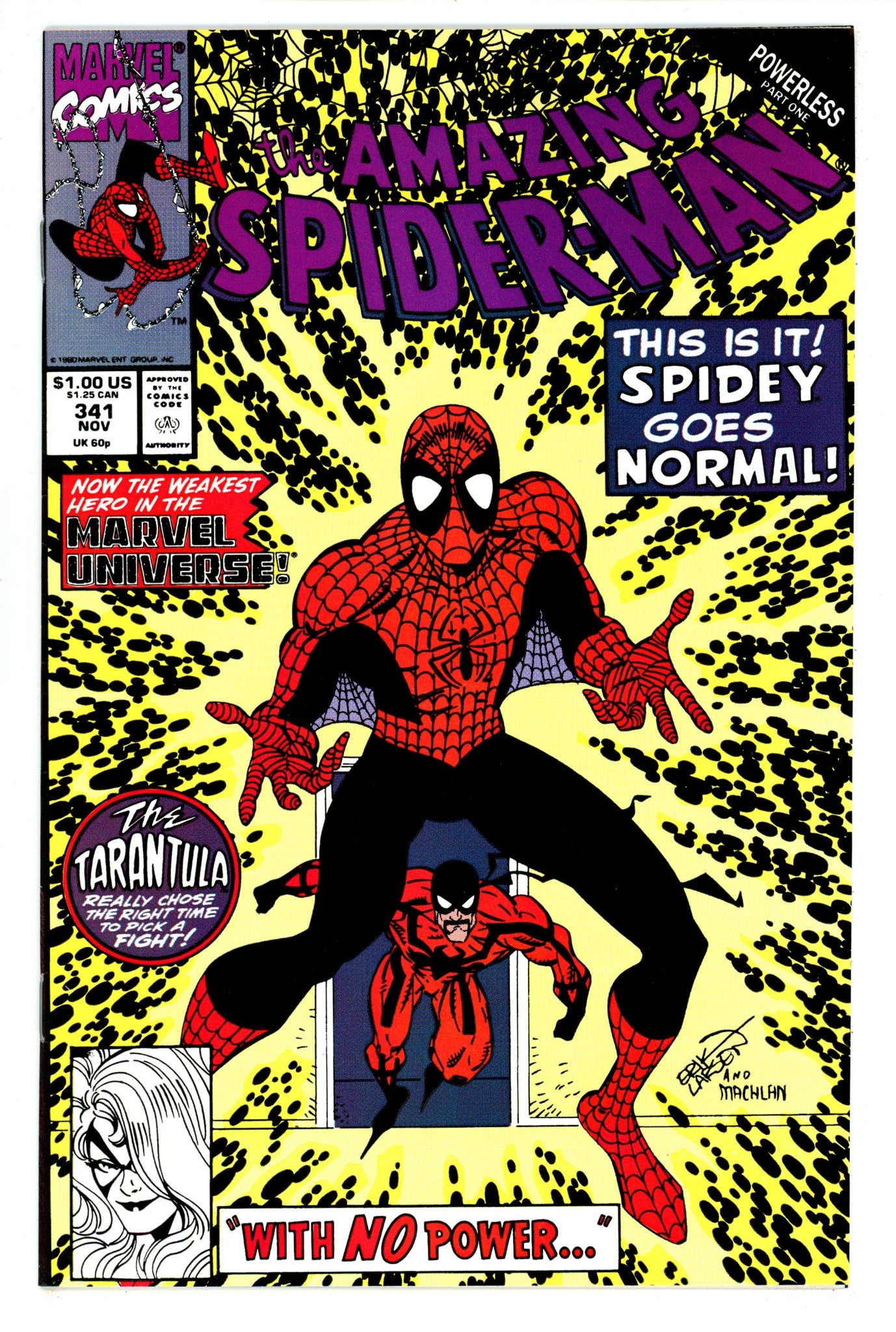 The Amazing Spider-Man Vol 1 341 VF/NM (9.0) (1990) 
