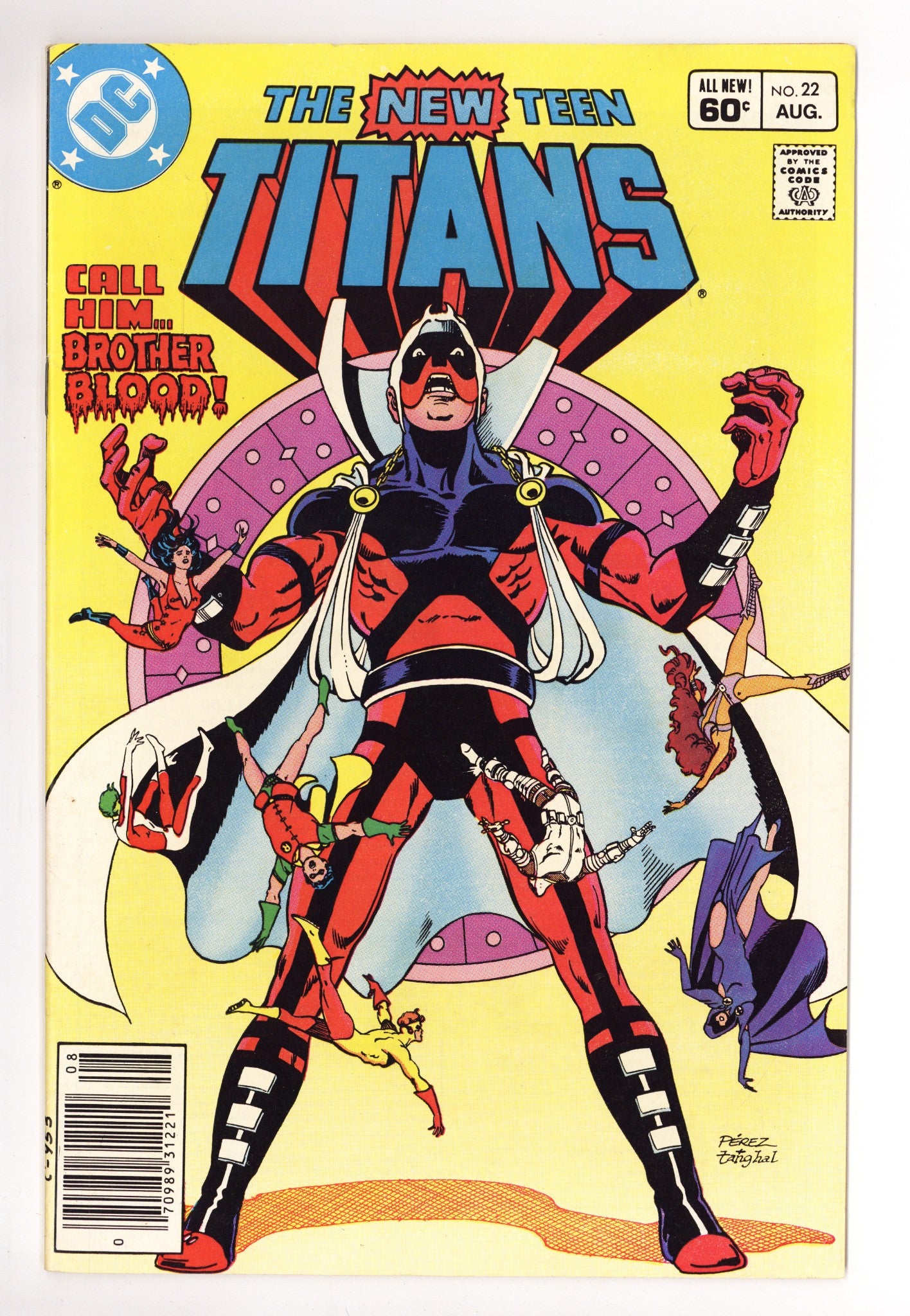 The New Teen Titans Vol 1 22 Mid Grade (1982) Newsstand 