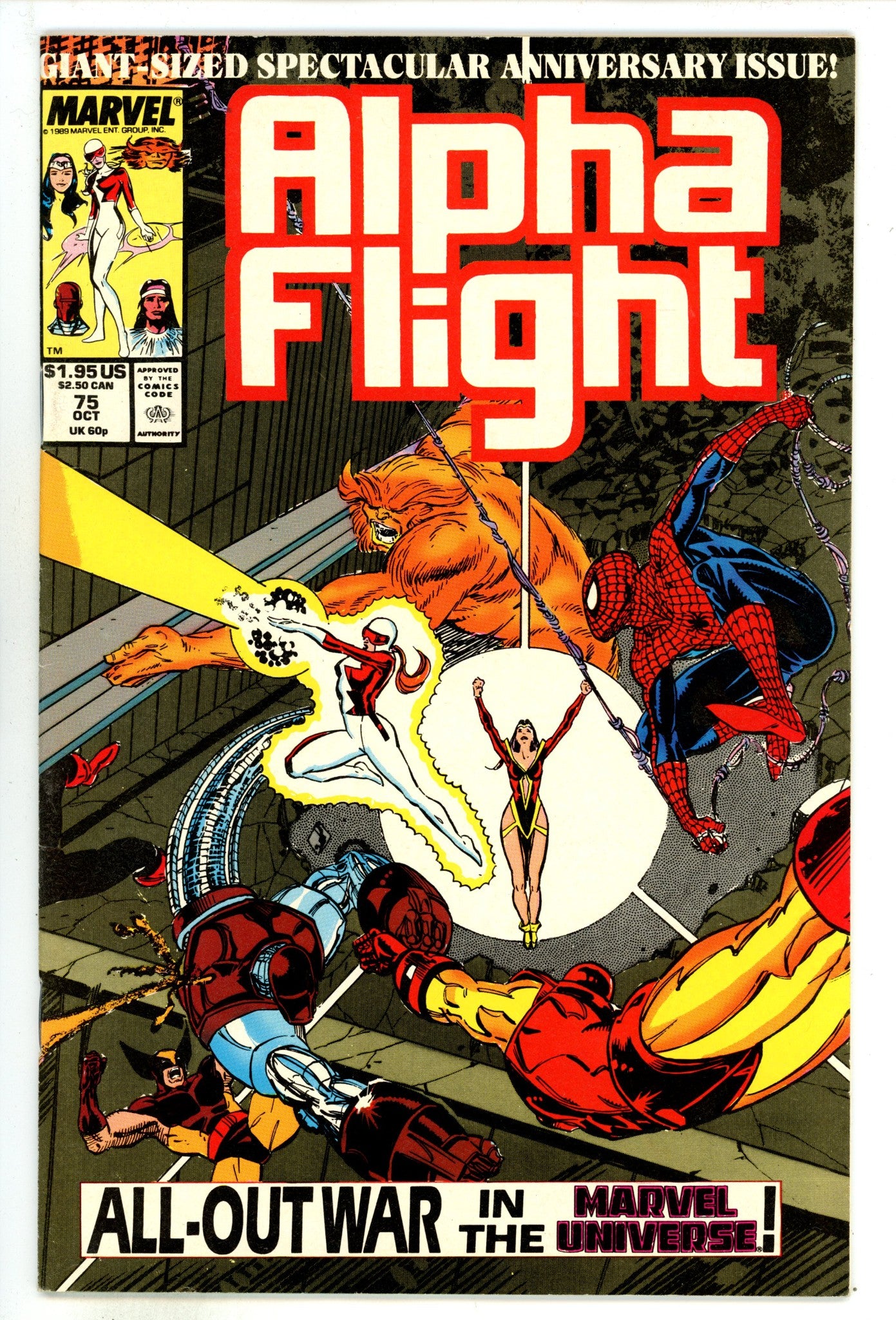 Alpha Flight Vol 1 75 High Grade (1989) 
