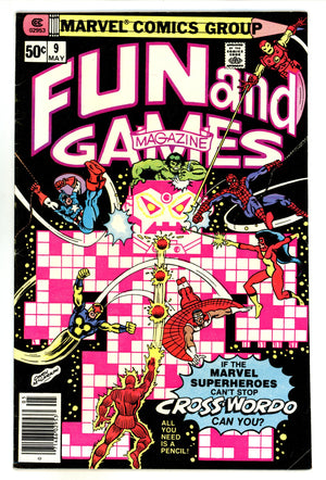 Fun and Games Magazine 9 FN+ (6.5) (1980) Newsstand 