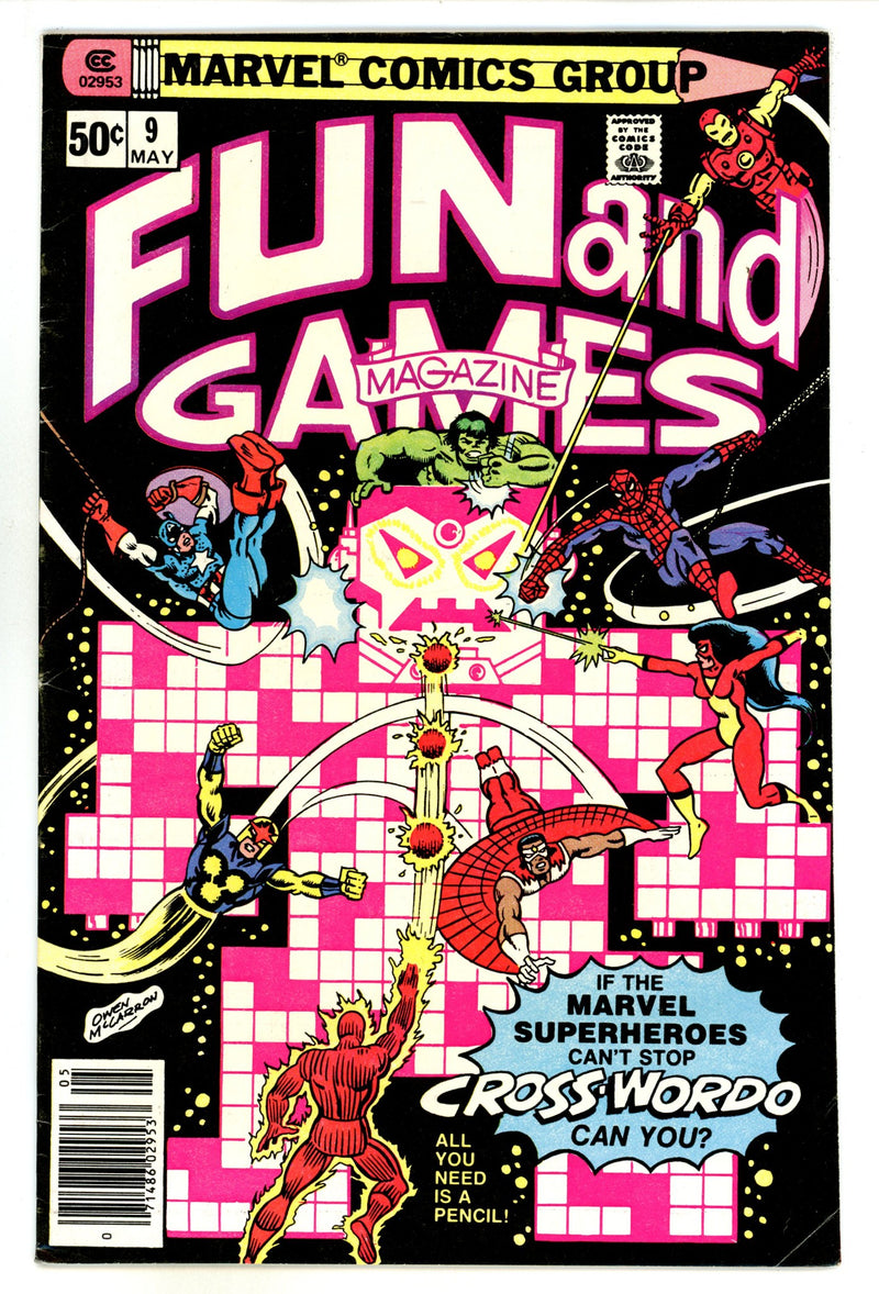 Fun and Games Magazine 9 FN+ (6.5) (1980) Newsstand 