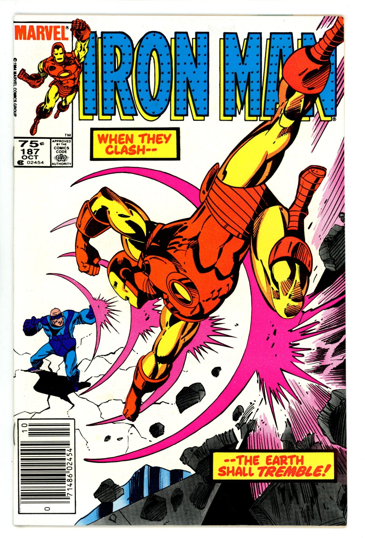 Iron Man Vol 1 187 High Grade (1984) Canadian Price Variant 