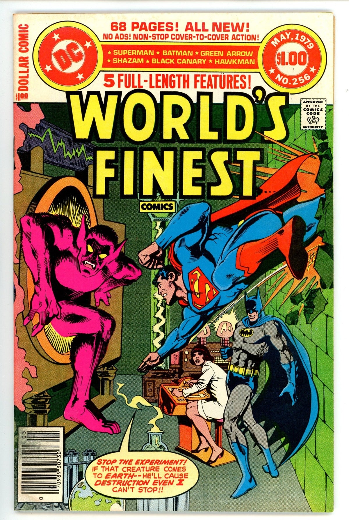 World's Finest Comics   256  Mid Grade   (1979)