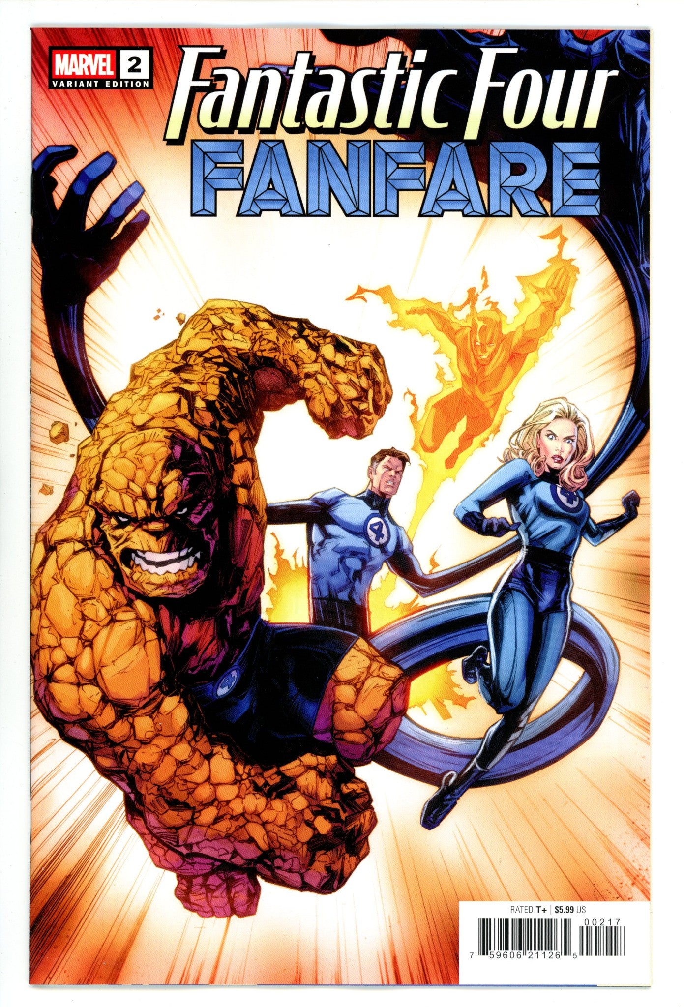 Fantastic Four Fanfare 2 Jones Incentive Variant VF/NM (2025)