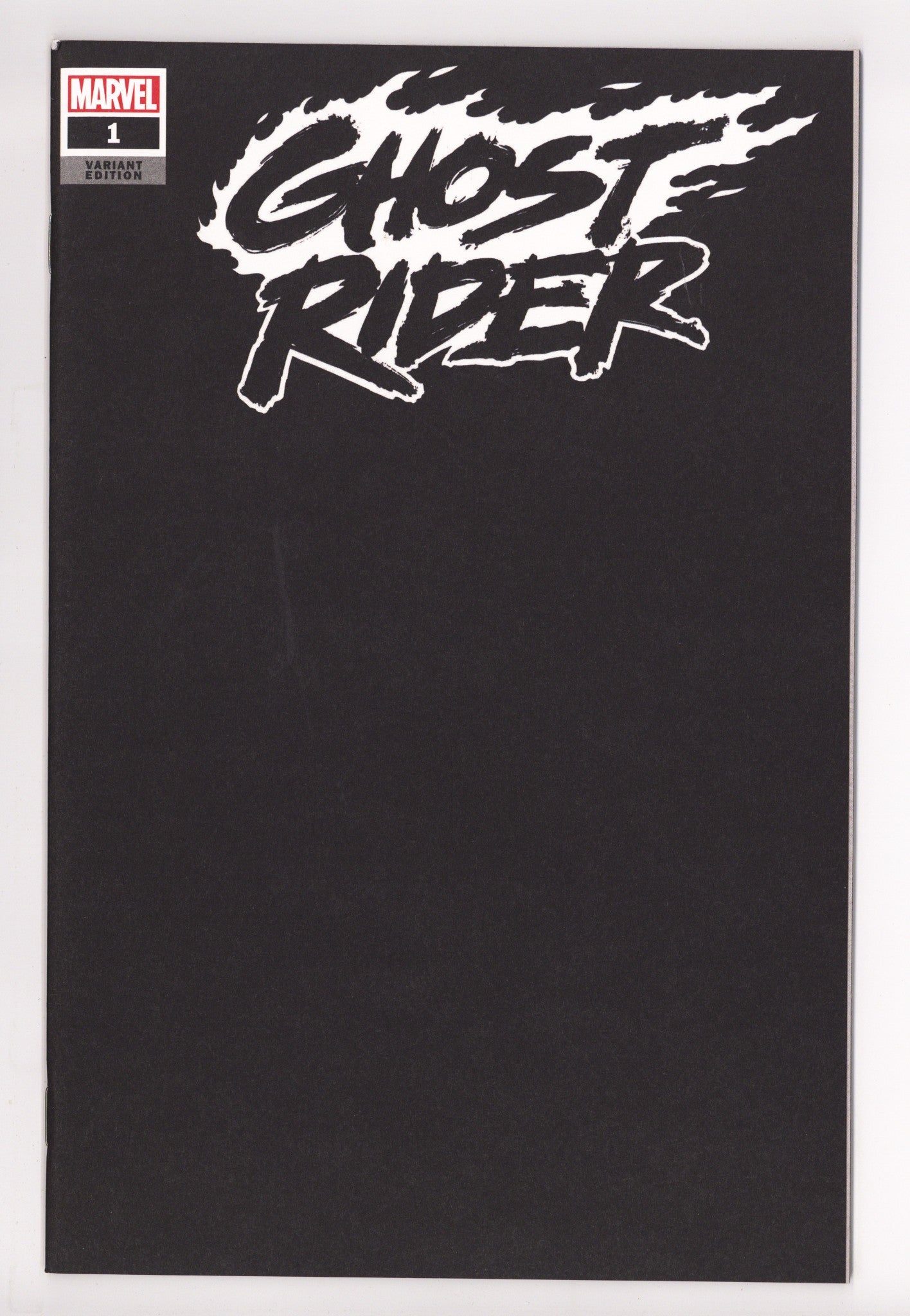 Ghost Rider Vol 8 1 (237) NM (9.4) (2019) Black Blank Variant 