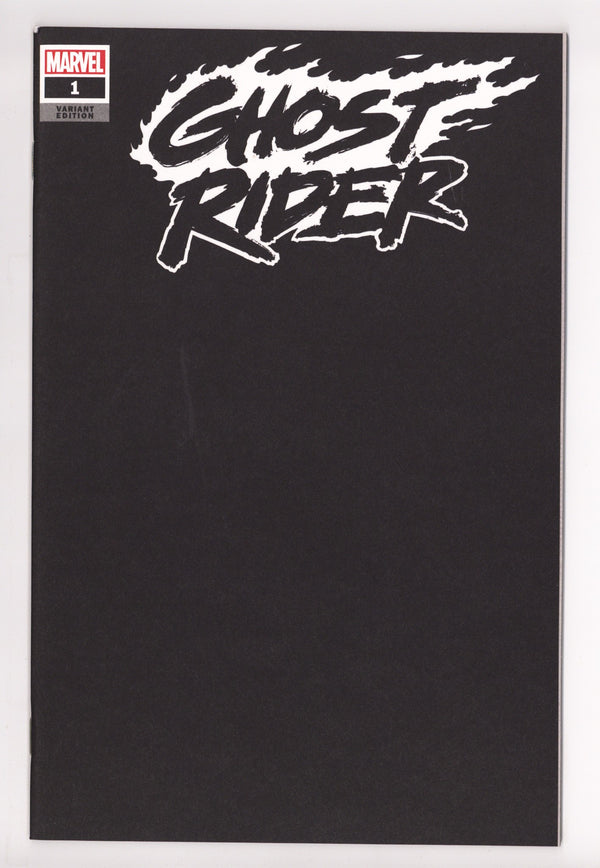 Ghost Rider Vol 8 1 (237) NM (9.4) (2019) Black Blank Variant