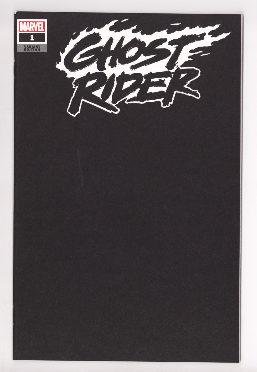 Ghost Rider Vol 8 1 (237) NM (9.4) (2019) Black Blank Variant 