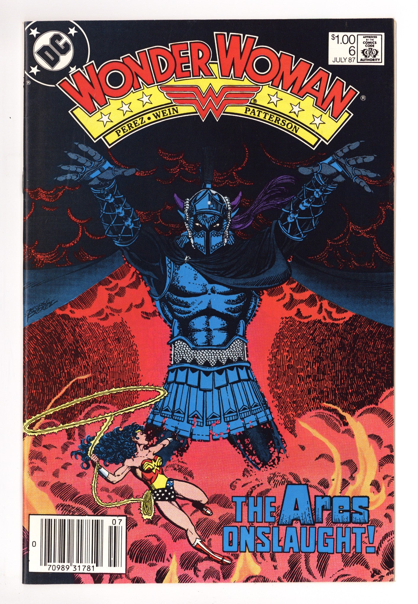 Wonder Woman Vol 2 6 VF+ (8.5) (1987) Canadian Price Variant 