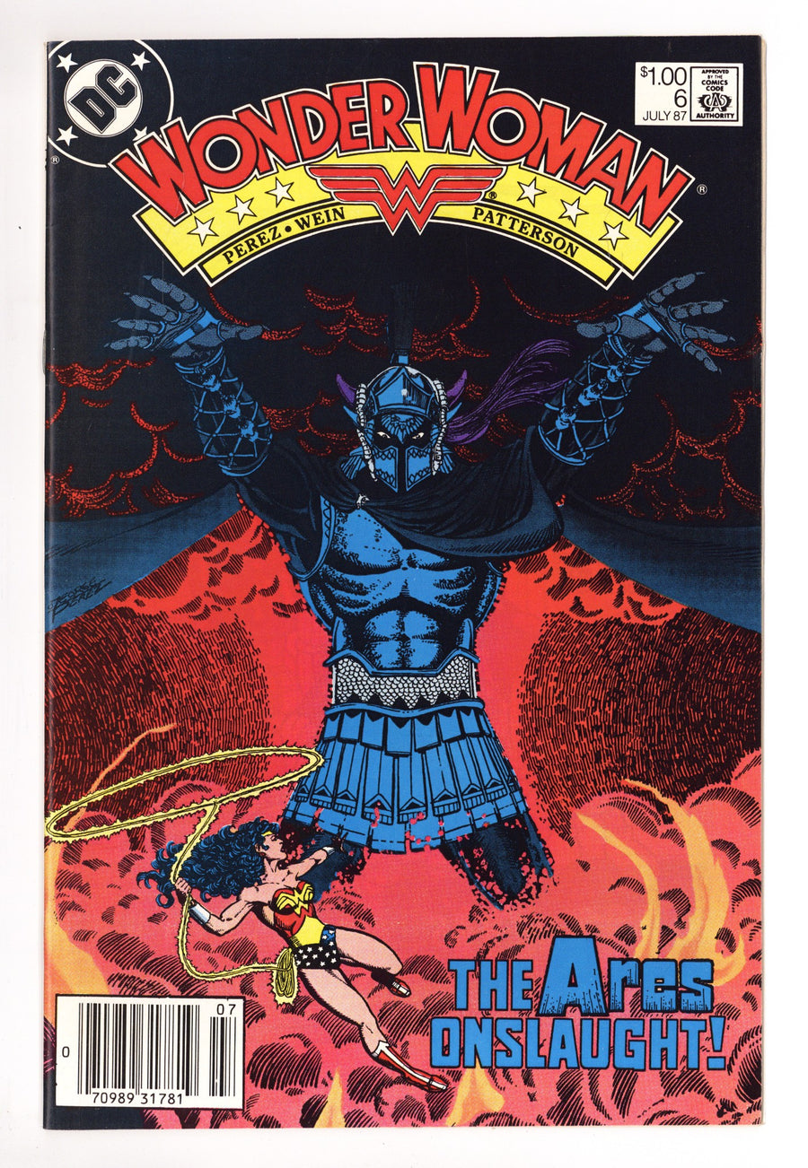 Wonder Woman Vol 2 6 VF+ (8.5) (1987) Canadian Price Variant 