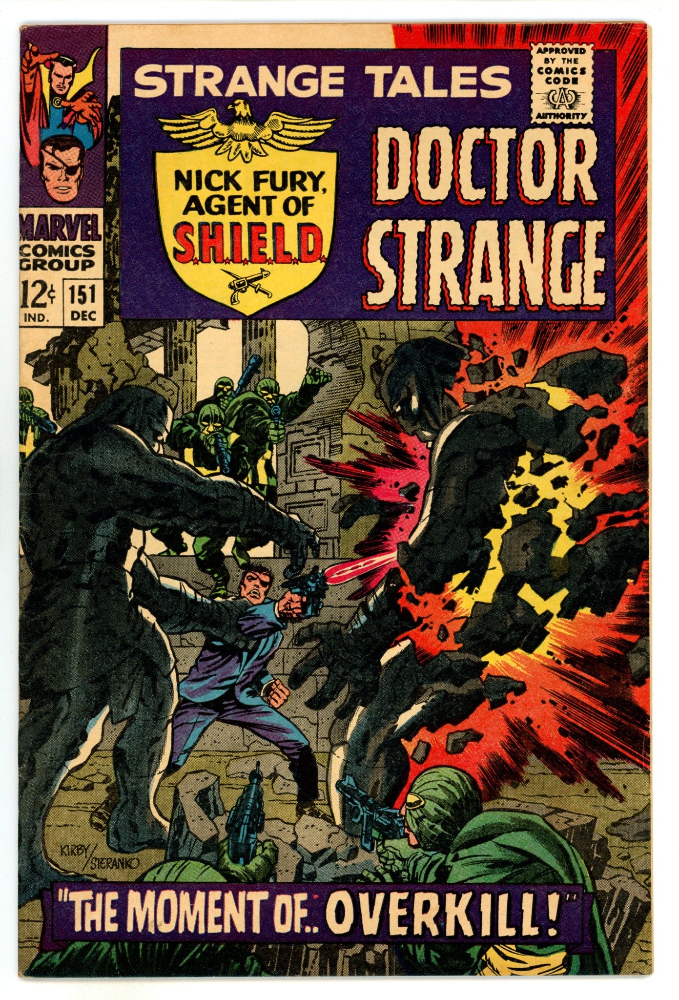 Strange Tales Vol 1 151  FN- (5.5)  (1966)  