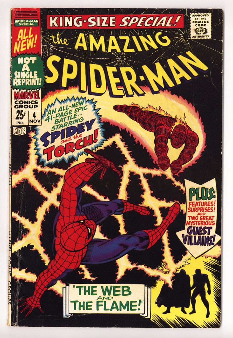 The Amazing Spider-Man Annual Vol 1 4 VG+ (4.5) (1967) 