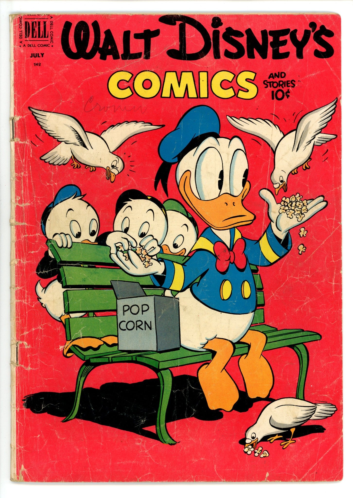 Walt Disney's Comics and Stories Vol 12 10 (142) GD (1952)
