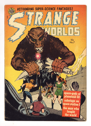 Strange Worlds 7 VG/FN (5.0) Minor Colour Touch, Piece Reattached (1952)