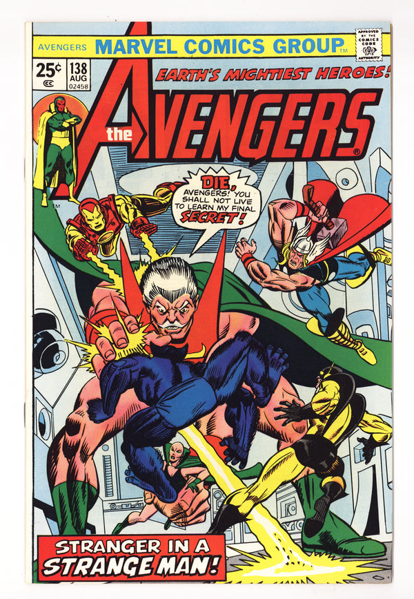 The Avengers Vol 1 138  FN/VF (7.0)   (1975)