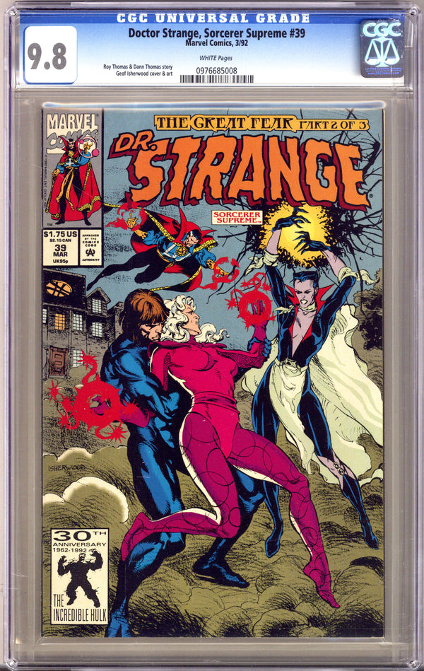 Doctor Strange, Sorcerer Supreme 39 CGC 9.8 (NM/M) (1992)