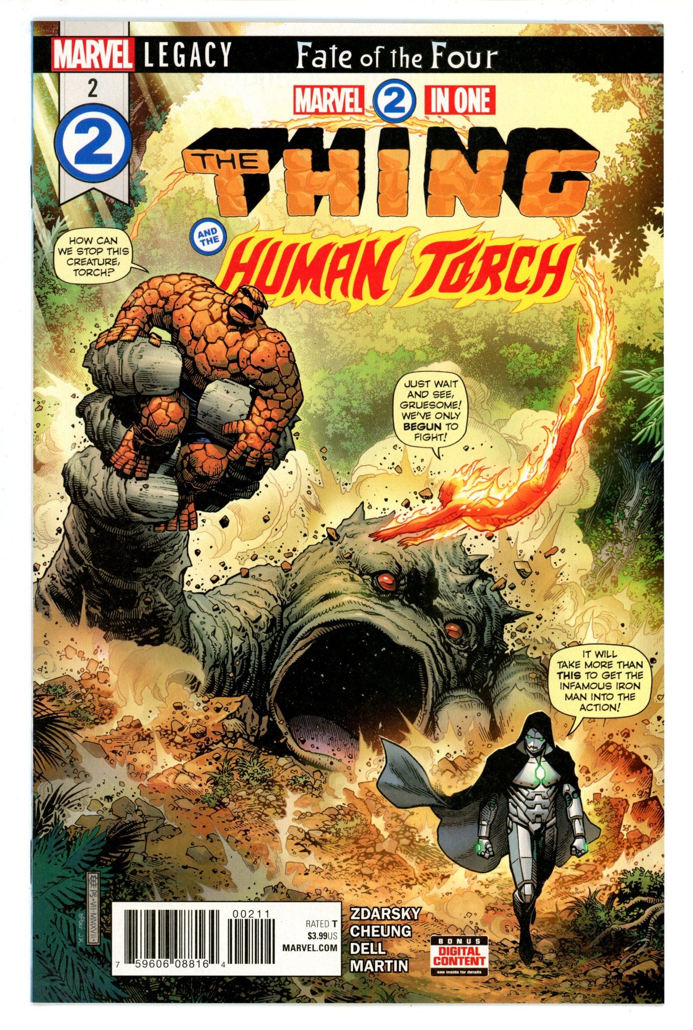 Marvel 2-in-One Vol 3 2 High Grade (2018) 