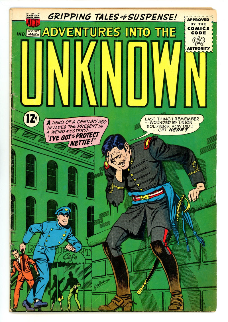 Adventures into the Unknown 147 VG+ (4.5) (1964) 