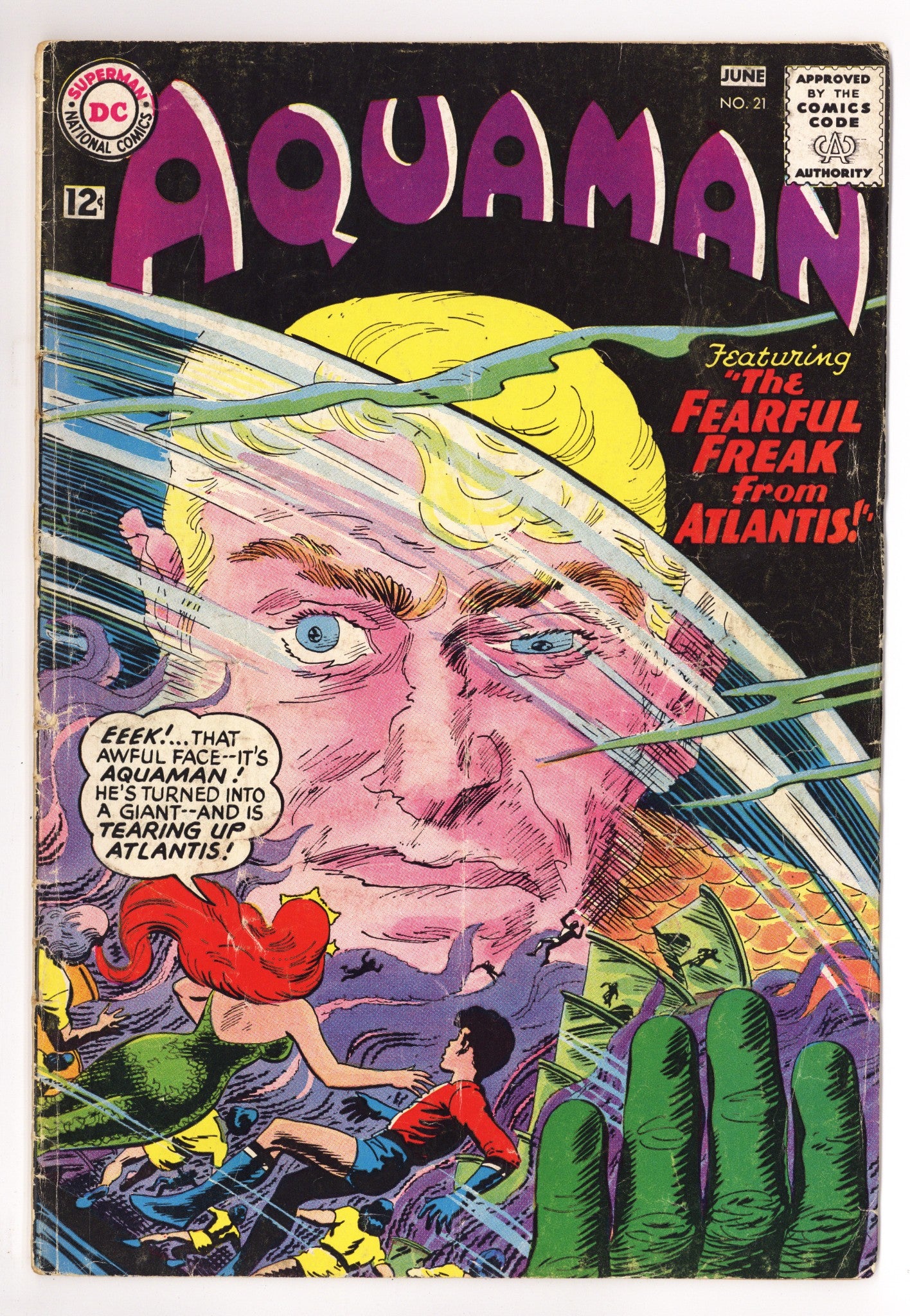 Aquaman Vol 1 21 GD/VG (3.0) (1965) 