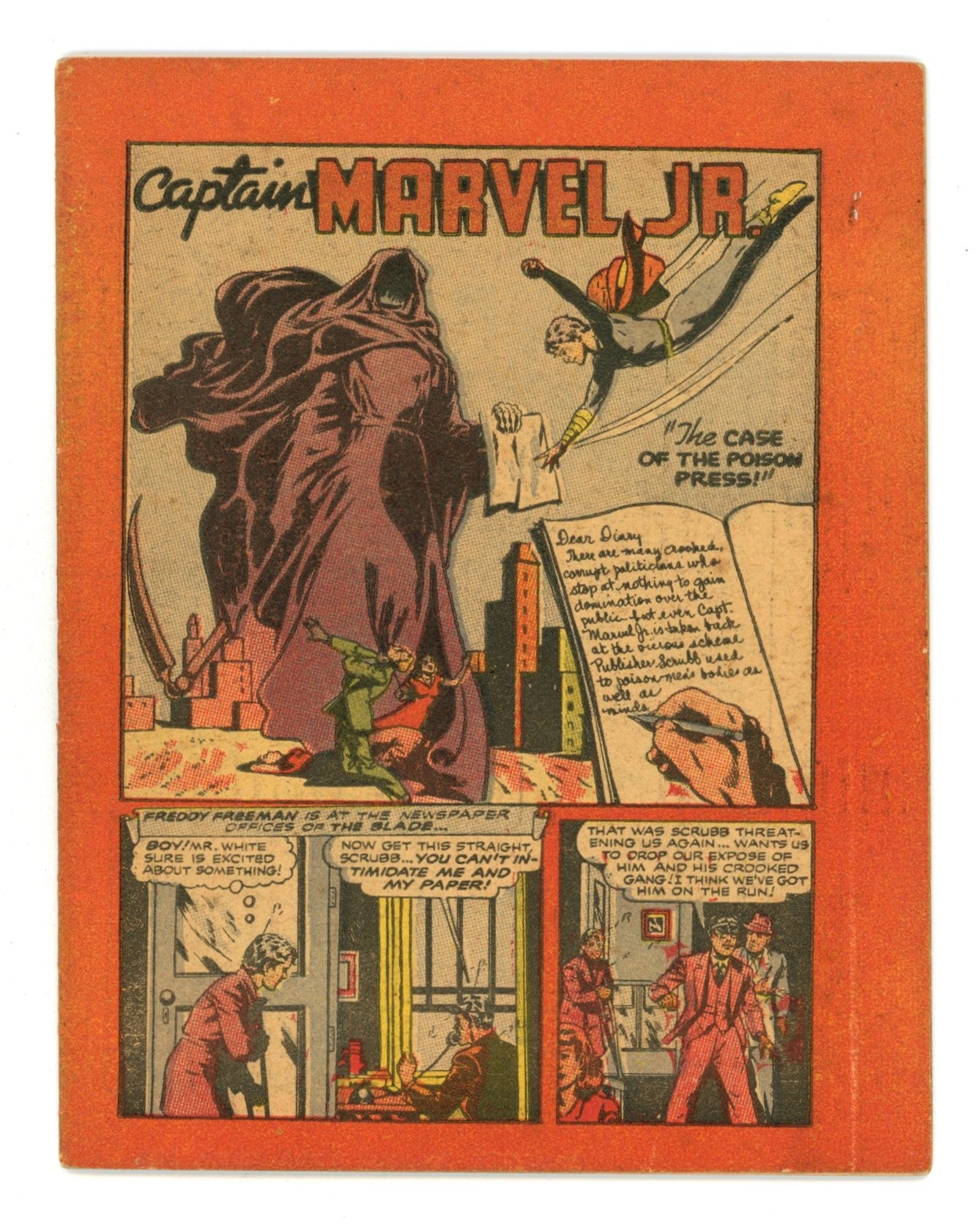 Captain Marvel, Jr.: 'The Case of the Poison Press'  [nn]  FN+ (6.5)  (1946)  