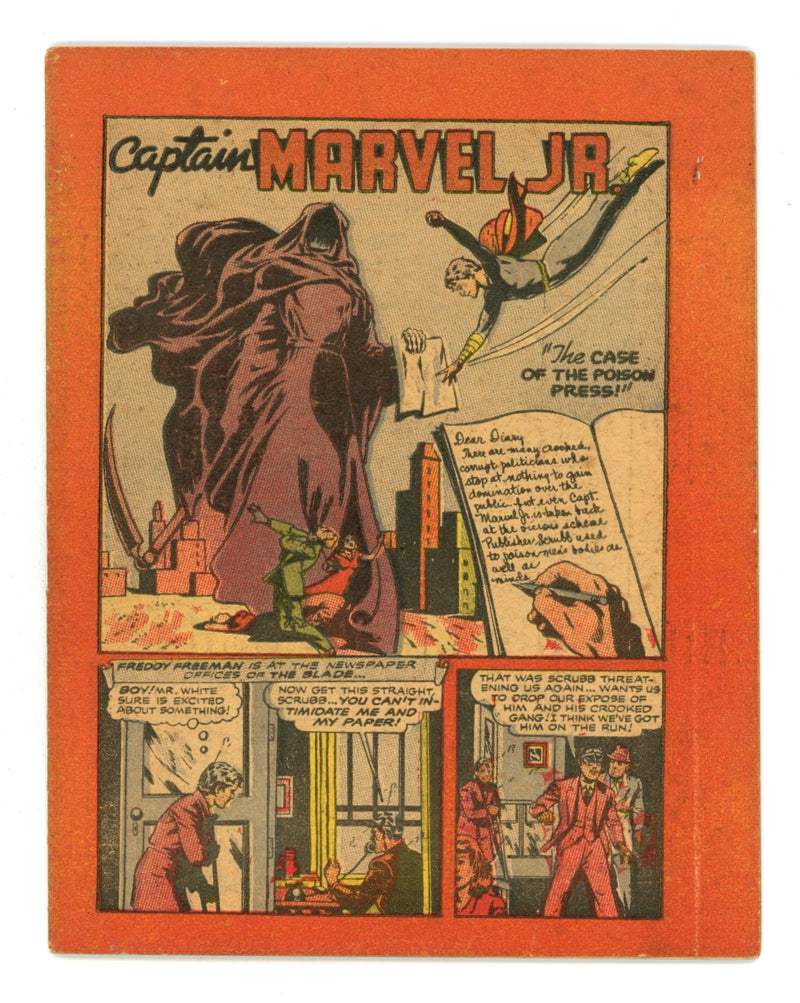 Captain Marvel, Jr.: 'The Case of the Poison Press'  [nn]  FN+ (6.5)  (1946)  