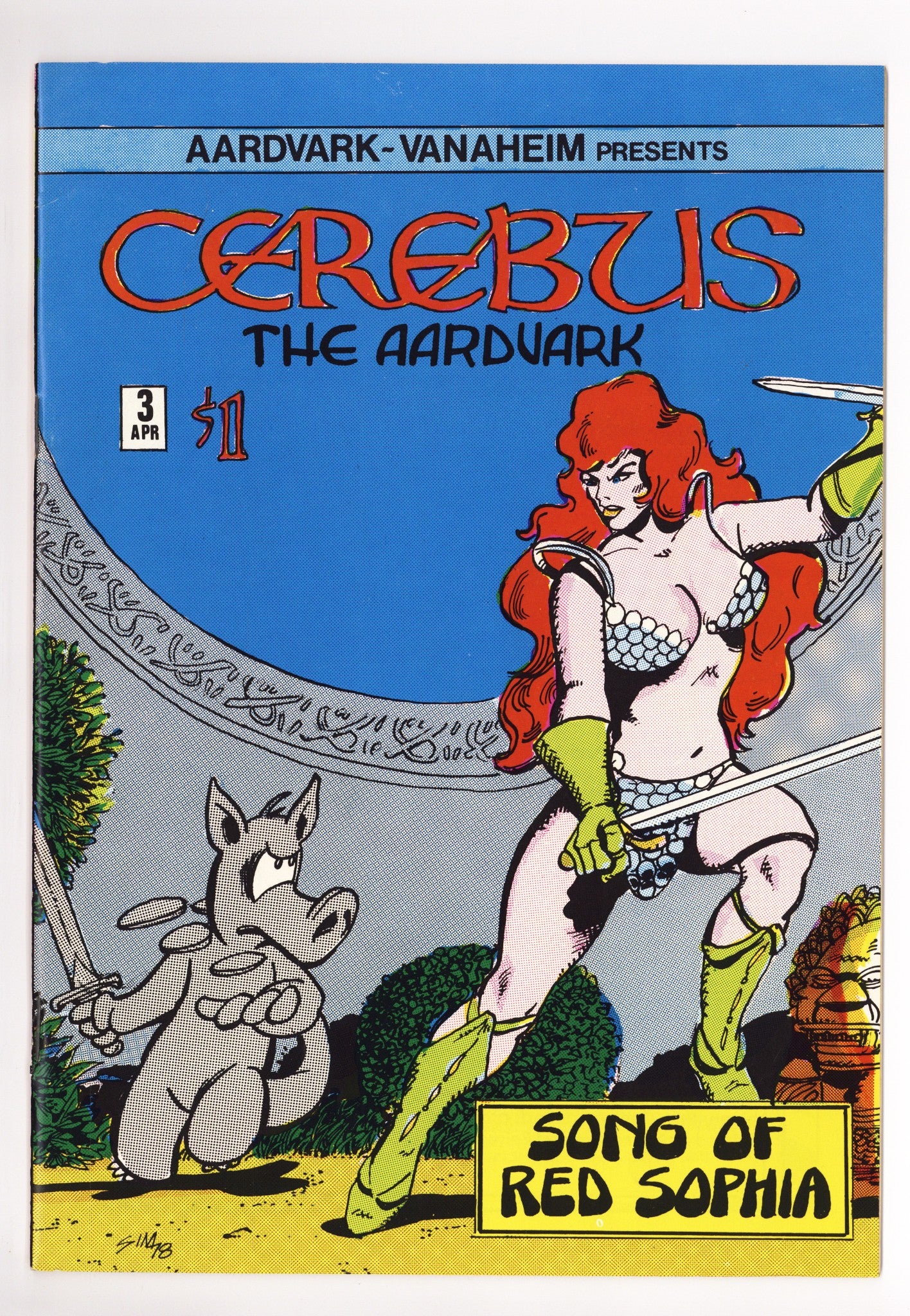 Cerebus 3 VF+ (8.5) (1978) 