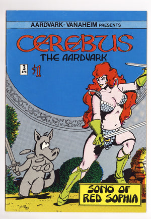 Cerebus 3 VF+ (8.5) (1978)