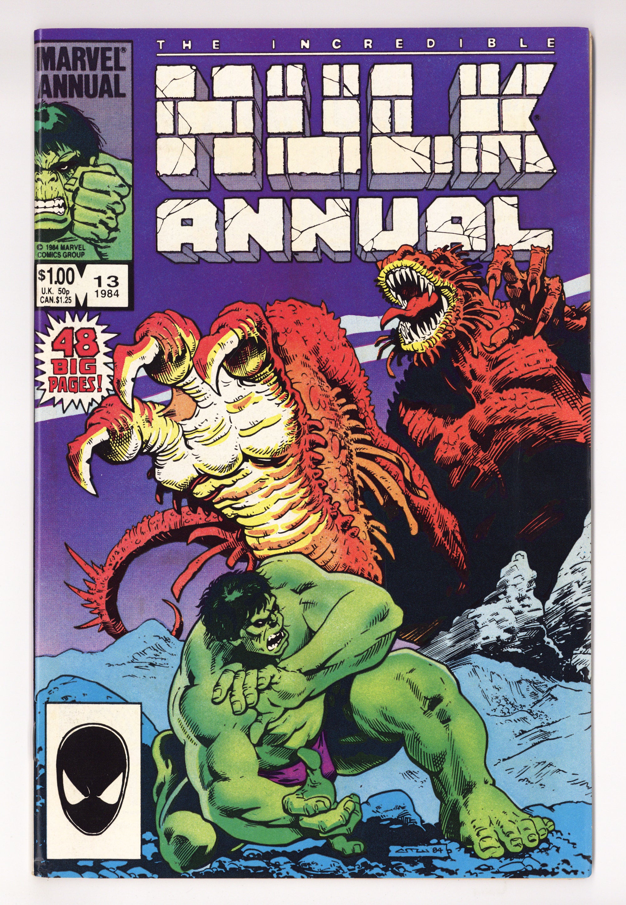 The Incredible Hulk Annual Vol 1 13 Mid Grade (1984) 