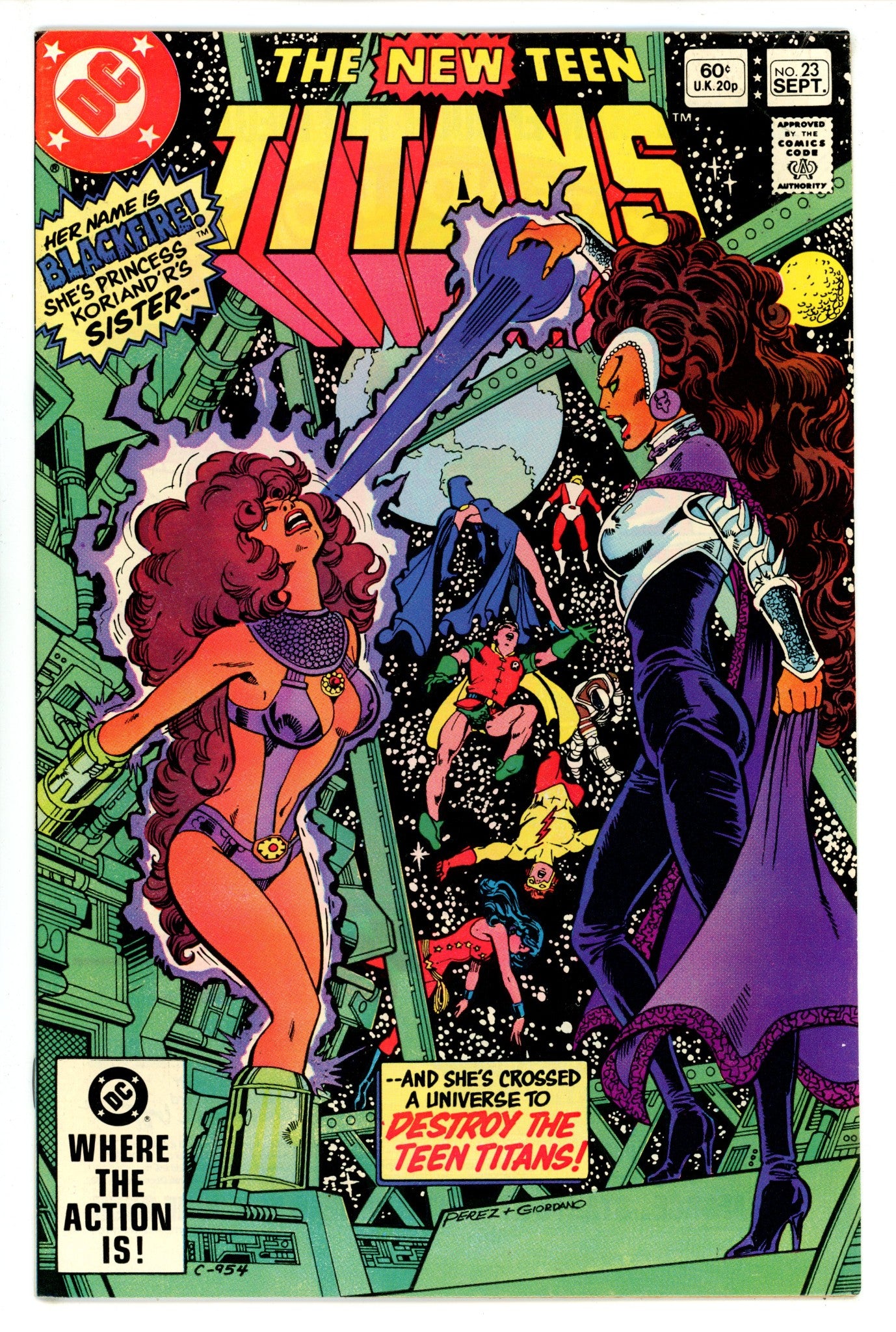 The New Teen Titans Vol 1 23 FN- (1982)
