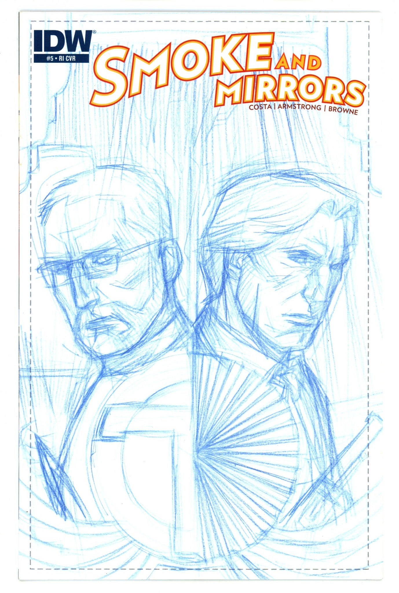 Smoke and Mirrors 5 High Grade (2012) Browne Sketch Incentive Variant 