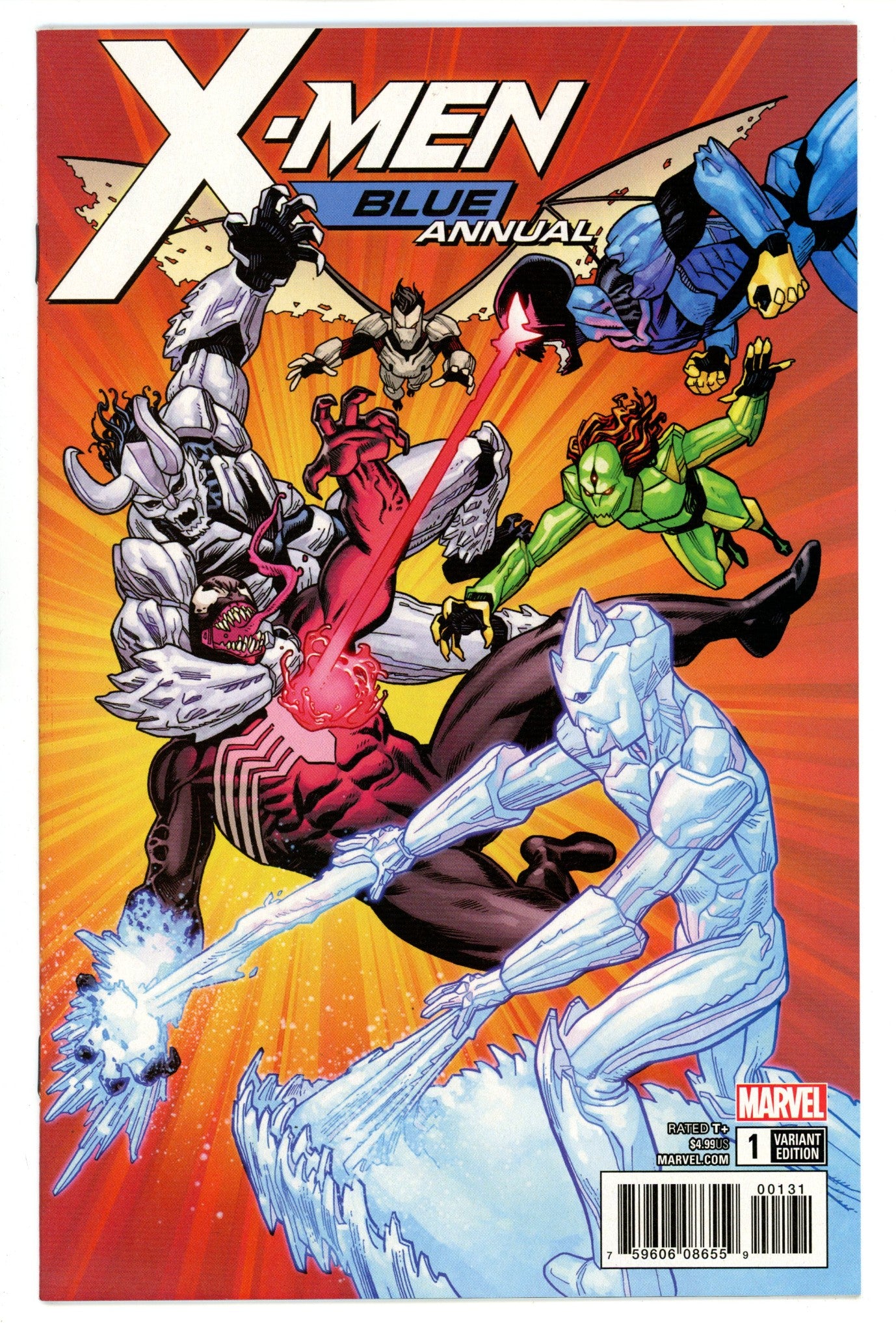X-Men Blue Annual 1 High Grade (2018) Hawthorne Variant 