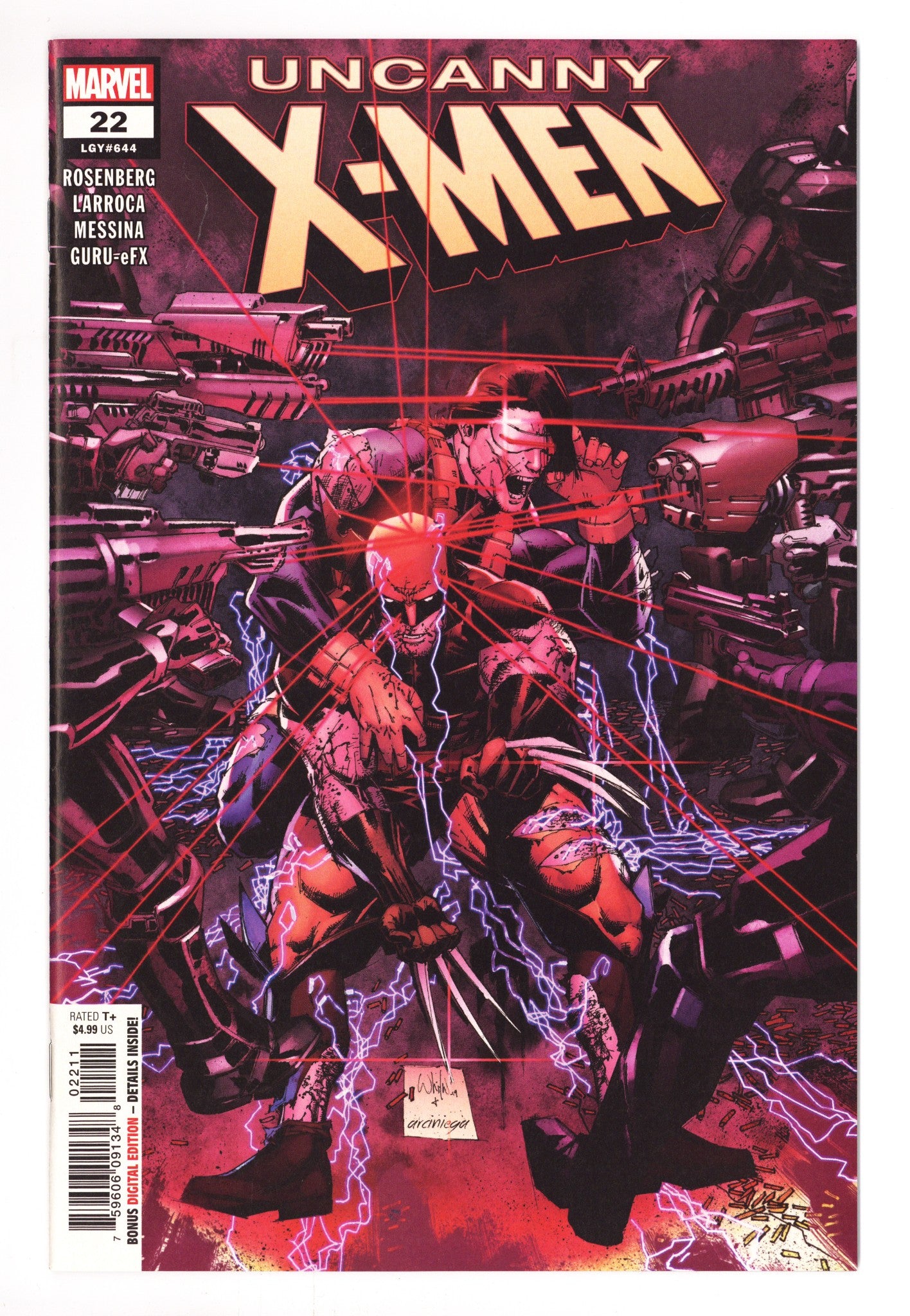 Uncanny X-Men Vol 5 22 (644) High Grade (2019) 