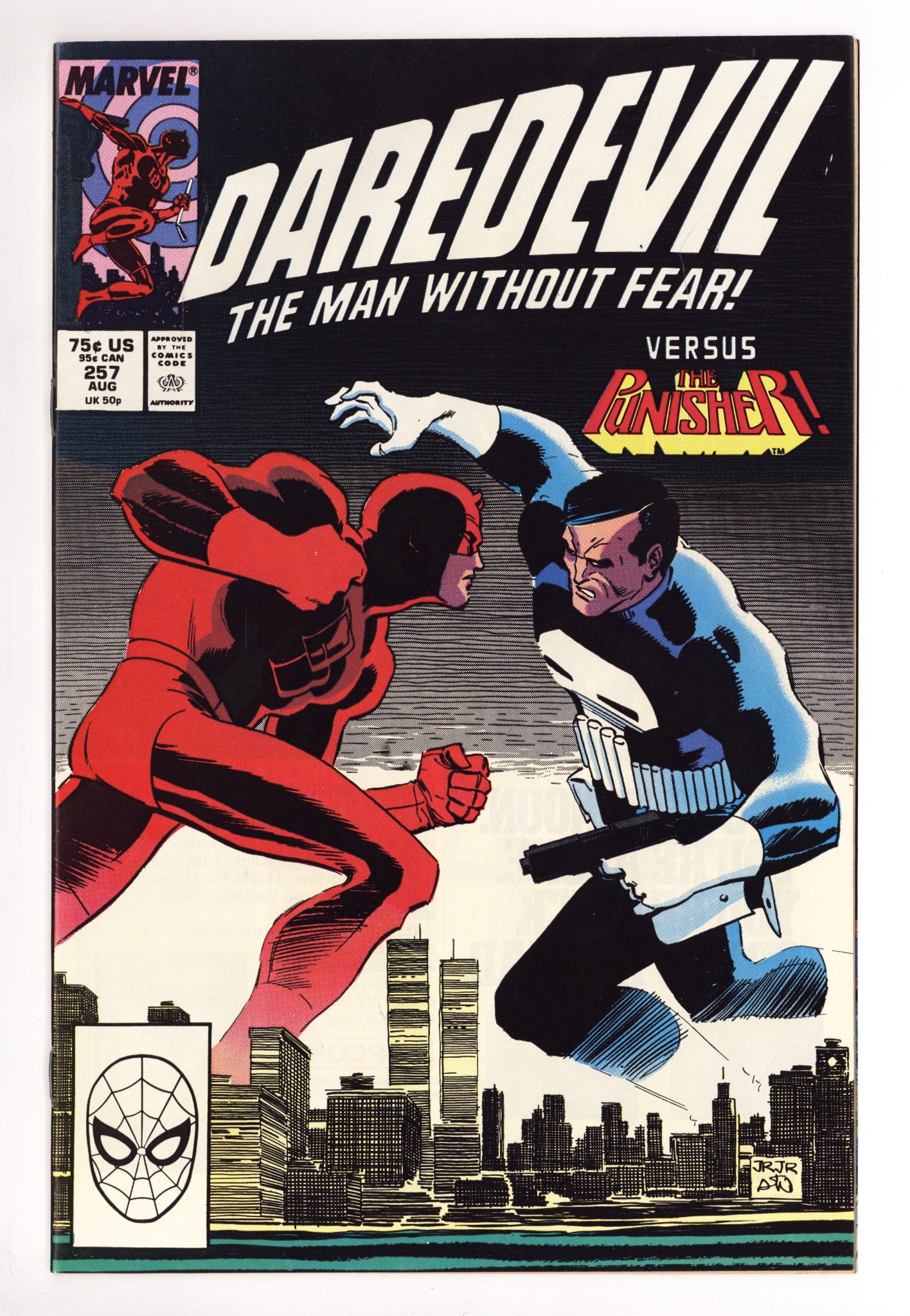 Daredevil Vol 1 257 VF- (7.5) (1988) 