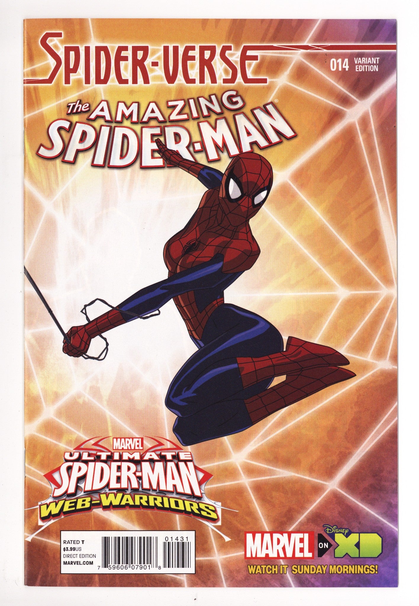 The Amazing Spider-Man Vol 3 14 High Grade (2015) Wamester Animation Incentive Variant 