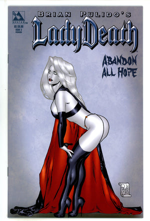 Brian Pulido's Lady Death: Abandon All Hope 3 NM (9.4) Premium (2005) Siqueira Variant