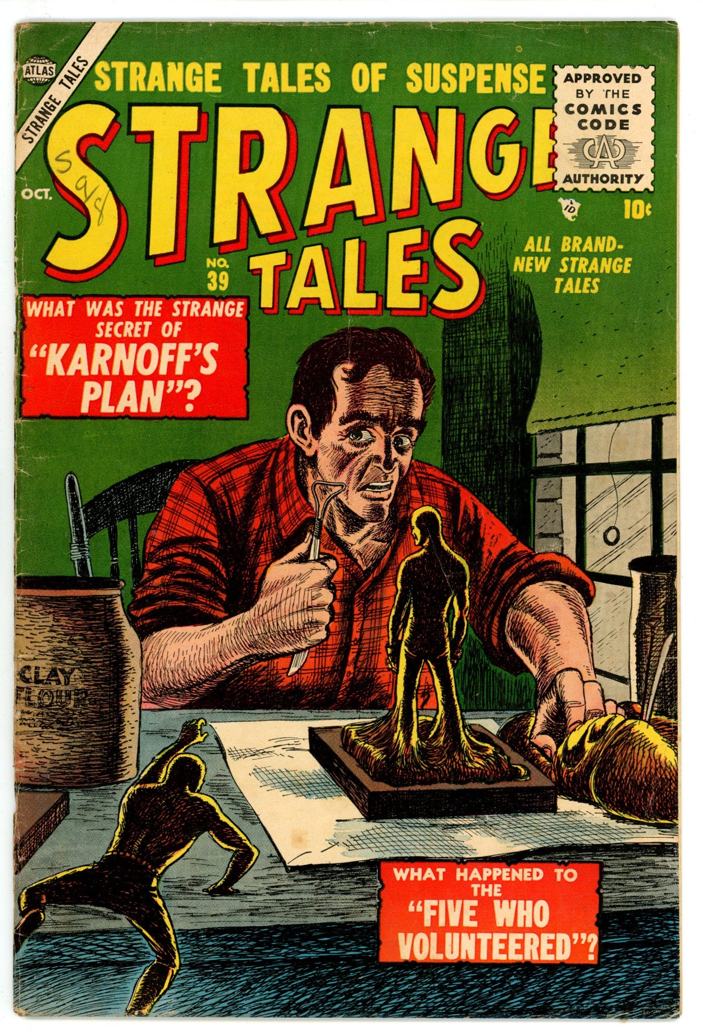 Strange Tales Vol 1 39 VG (4.0) (1955) 